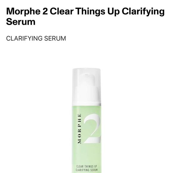 Morphe Clear Things Up Clarifying Vegan  Serum New - Picture 4 of 6